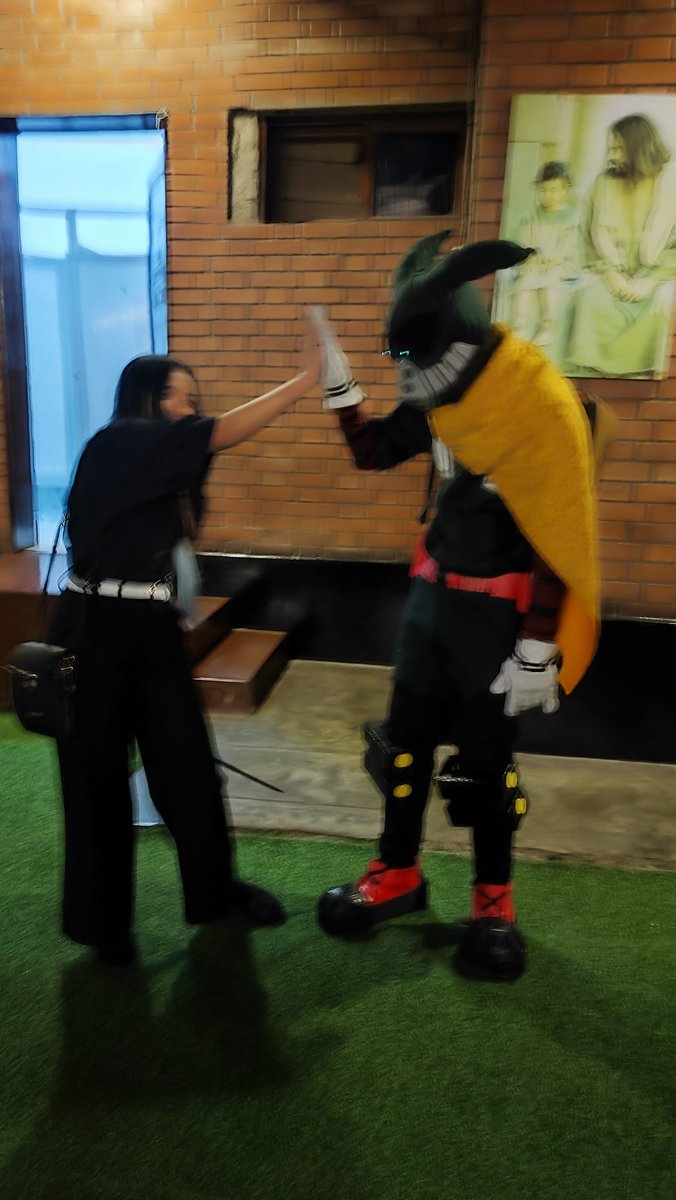 ///mi cosplay de Deku Vigilante

(Está horrible)

Y Tokito