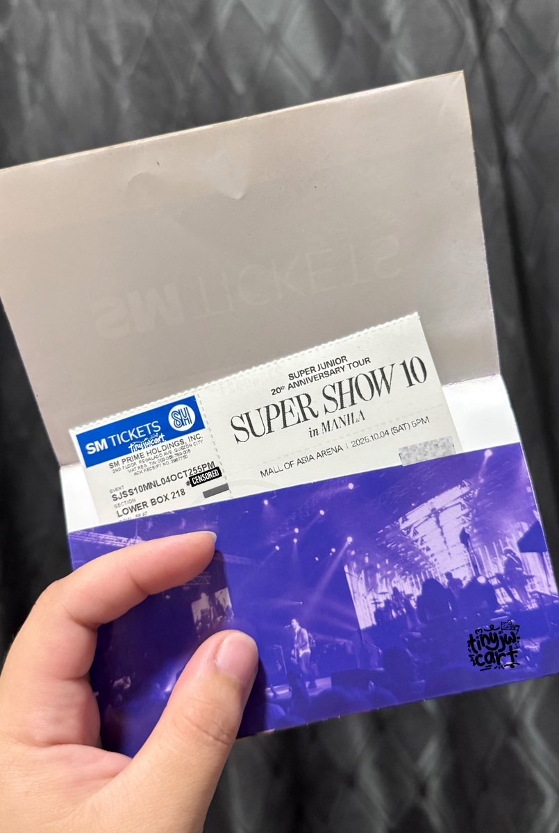 tinyjwcart's tweet photo. its getting real 😭🥰
see you real soon @SJofficial 🫶🏻 excited na ko huhu

#SS10inManila #SuperShow10inManila https://t.co/nXmnG82TUr