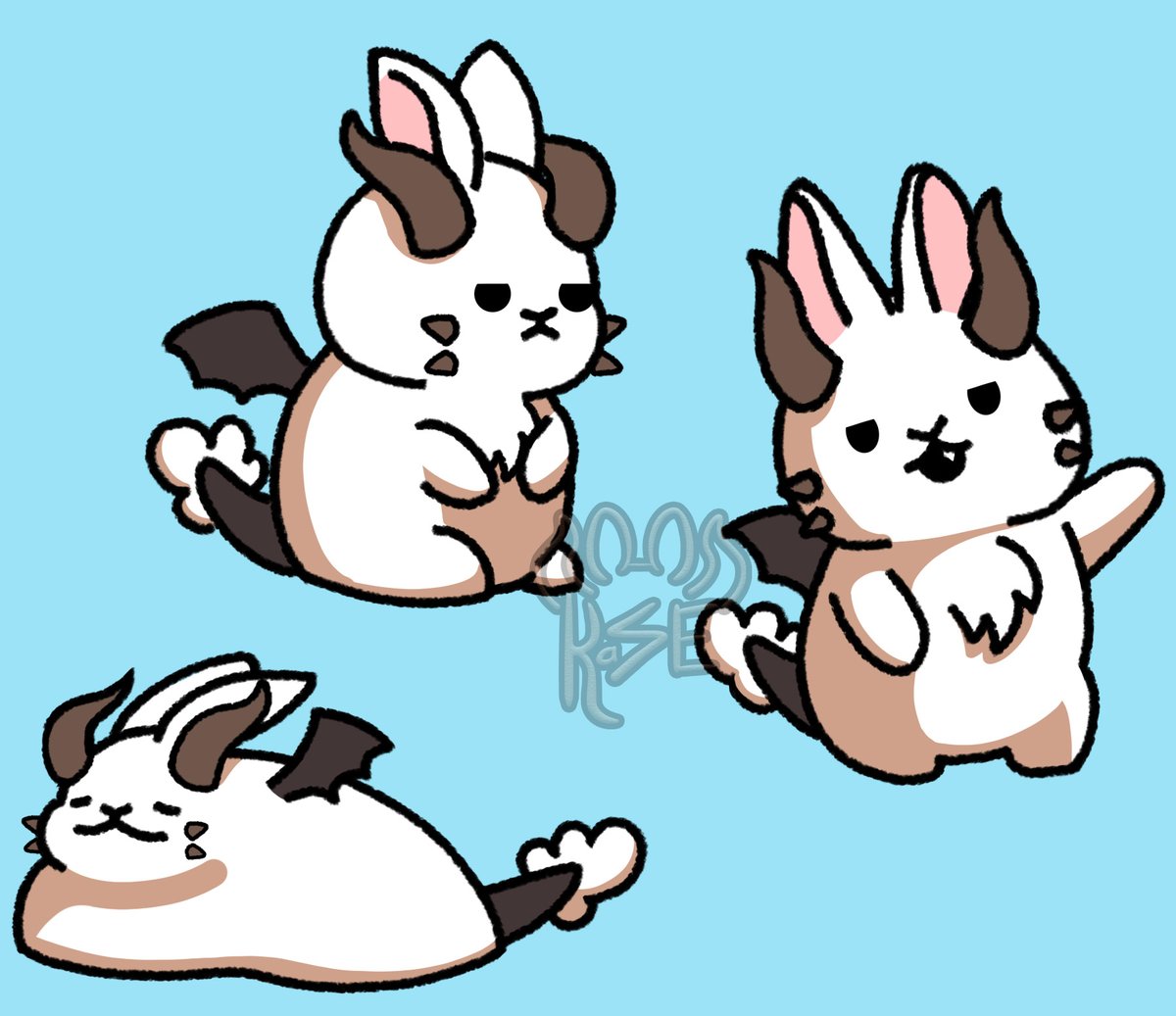 KaSE_1998's tweet photo. Corok half Bunny and half dragon, grumpy and cute, he really loves spicy food >w<
#bunny #digitalart #characterart #dragons #kaw https://t.co/elGfNkcUoK