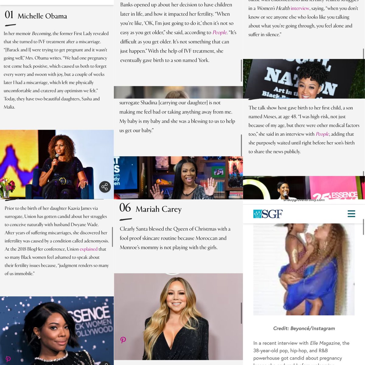 GotDaScoop's tweet photo. @NICKIMINAJ Sending love to all these celebrities who had issues with fertility! I hope someone speak up. Bey, Michelle Obama, Tyra, Gabrielle Union and many more. That isn’t a drag at all. Happy you said this Queen. https://t.co/yePt9ntXx6