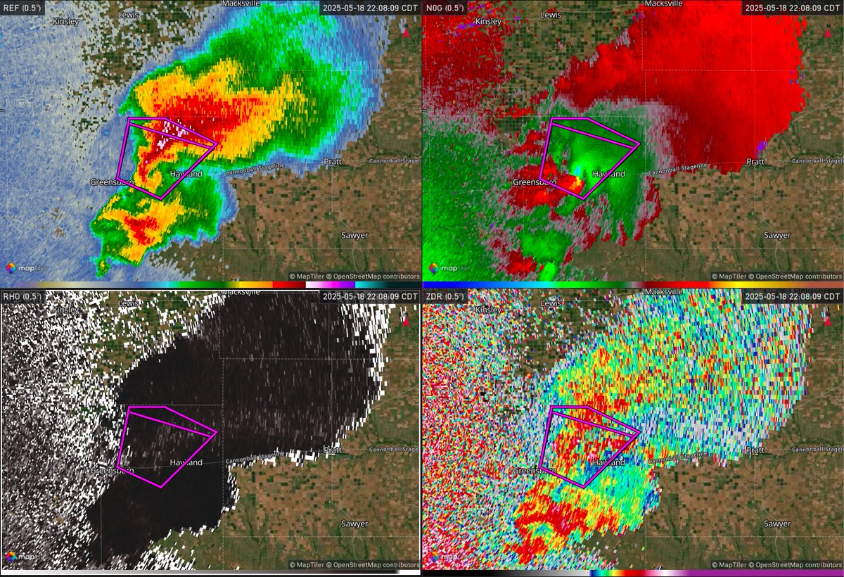 On May 18th 2025, during a MDT risk, a singular cyclic supercell that ...