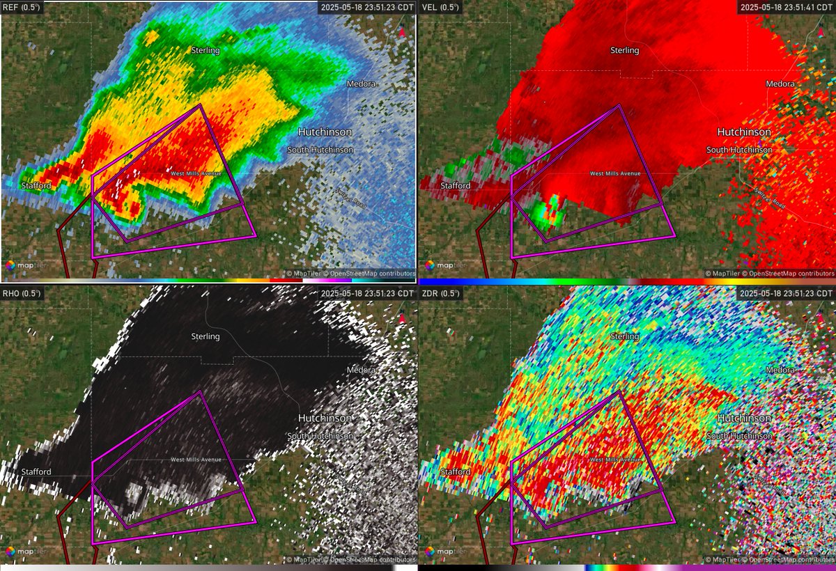 On May 18th 2025, during a MDT risk, a singular cyclic supercell that ...