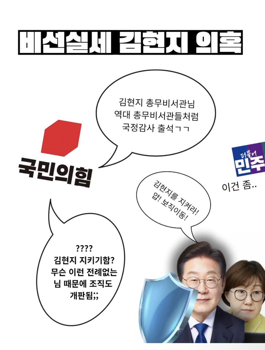 비선실세 김현지 지키기