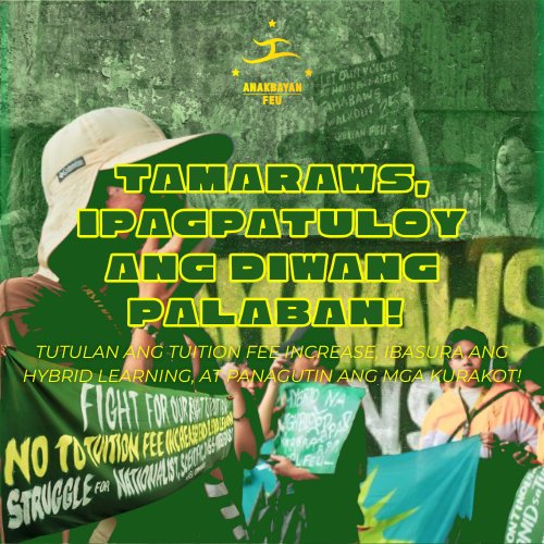 Anakbayan FEU tweet media