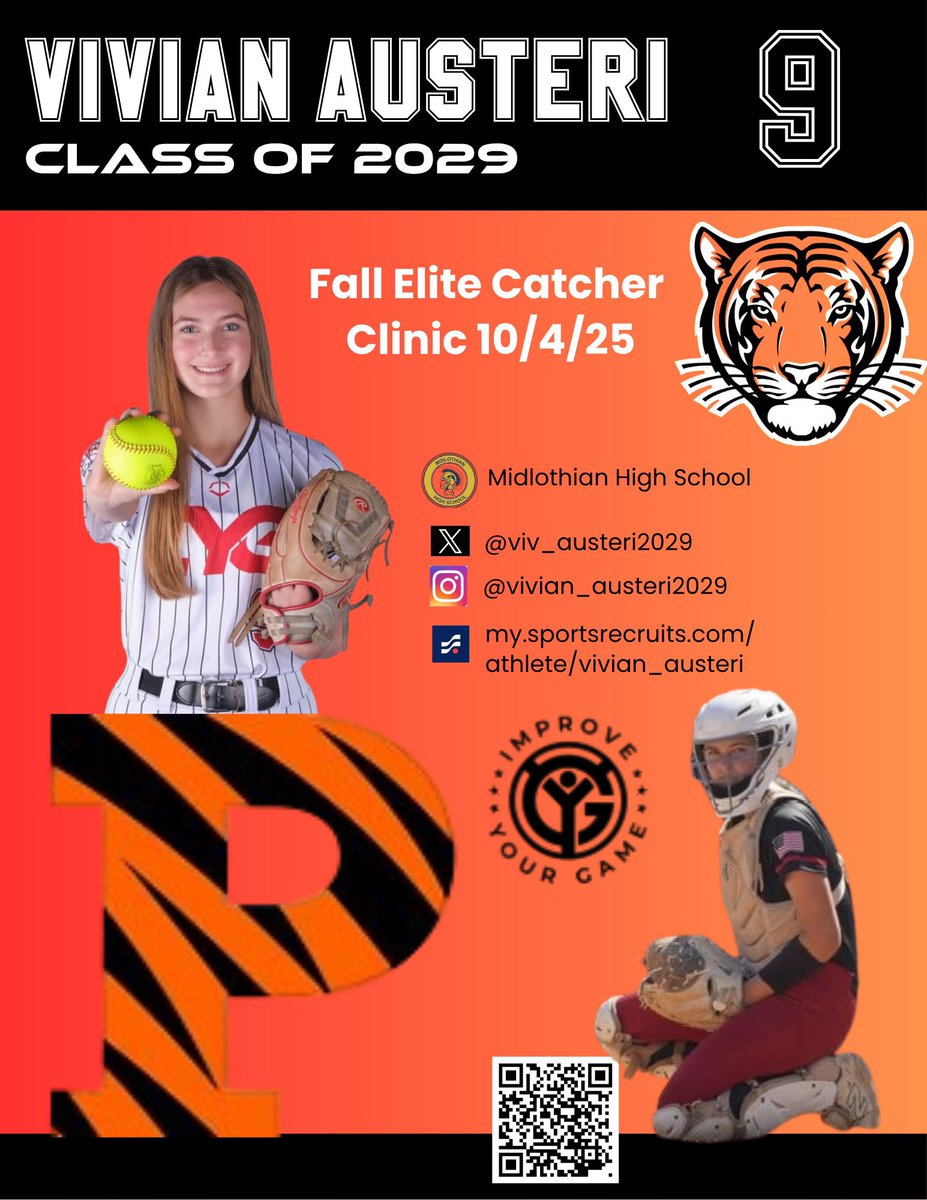 Getting ready for the Princeton Fall Elite Catching Clinic this weekend <a href="/PUSoftball/">Princeton Softball</a> 🐅🥎 I’m excited for the trip and the chance to learn from <a href="/CoachSween/">Lisa Van Ackeren</a> <a href="/CoachAshleyMcD/">Ashley McDonald</a> and <a href="/CoachDavis1321/">Alyssa Davis</a> 

#softball #catcher #SS #3B #studentathlete #princeton #ivyleague 
<a href="/iygdabney/">IYG Dabney</a>