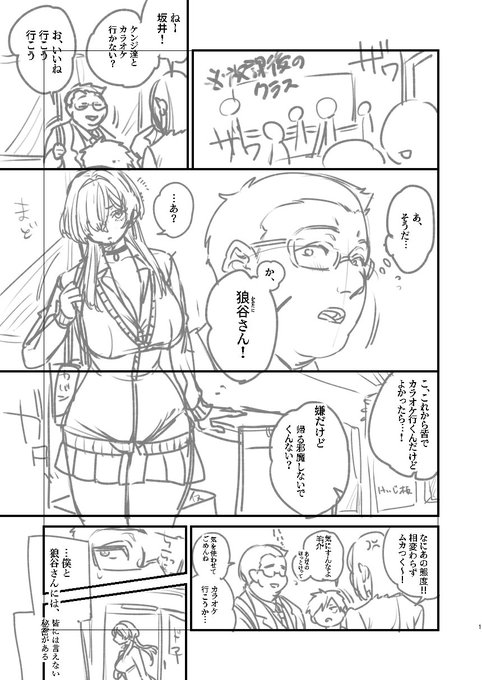 冬コミのネーム導入。クールなギャルと同居することになった男子の漫画描いてます。 