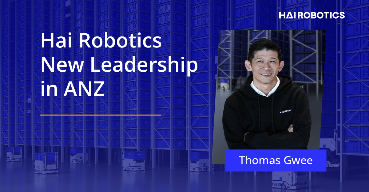 📣 We’re excited to announce Thomas Gwee as Hai Robotics' new Regional Head for Australia &amp; New Zealand! 🇦🇺🇳🇿 

With over 20 years of experience in warehouse automation and more than 200 HaiPick units successfully deployed, Thomas brings a wealth of knowledge and leadership to