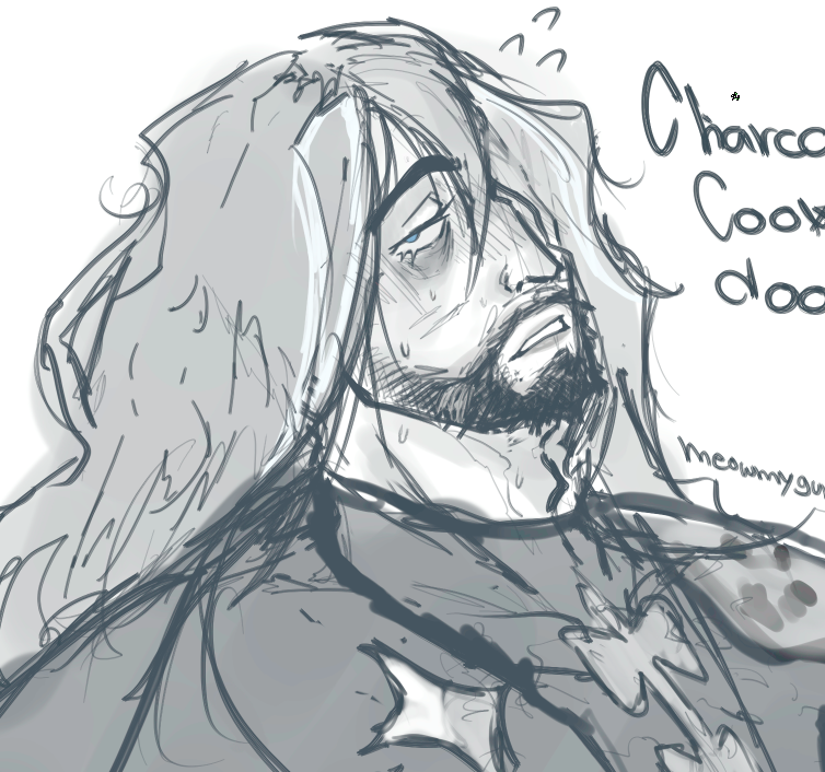 MeowMyGun's tweet photo. quick thing #charcoalcookie #crkfanart https://t.co/BFOm3kIChs