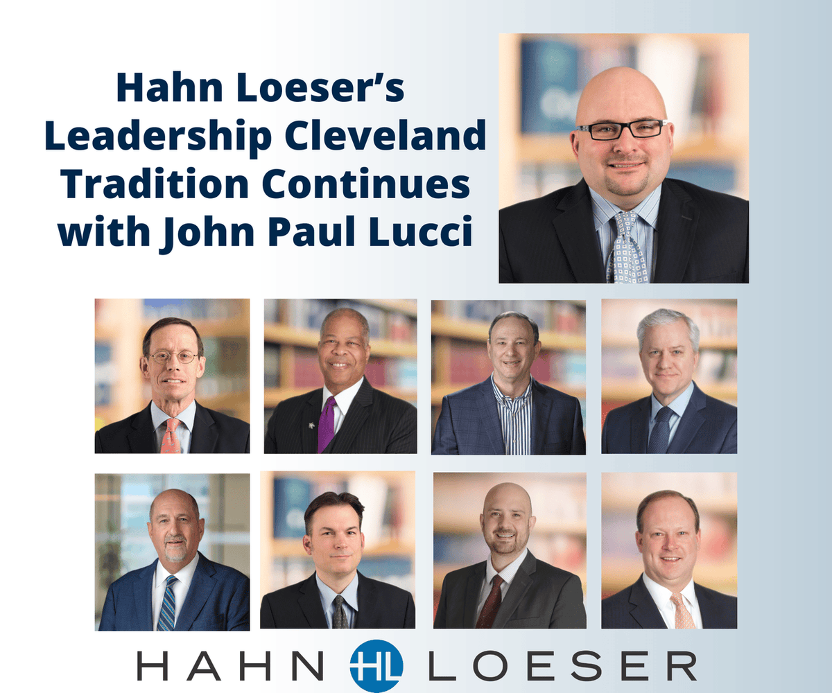 Cleveland Office Partner-In-Charge John Paul Lucci was chosen for the Leadership Cleveland Class of 2026 by Cleveland Leadership Center, bringing together senior-level leaders of different backgrounds, challenging them to deepen their community impact.
hahnlaw.com/insights/john-…