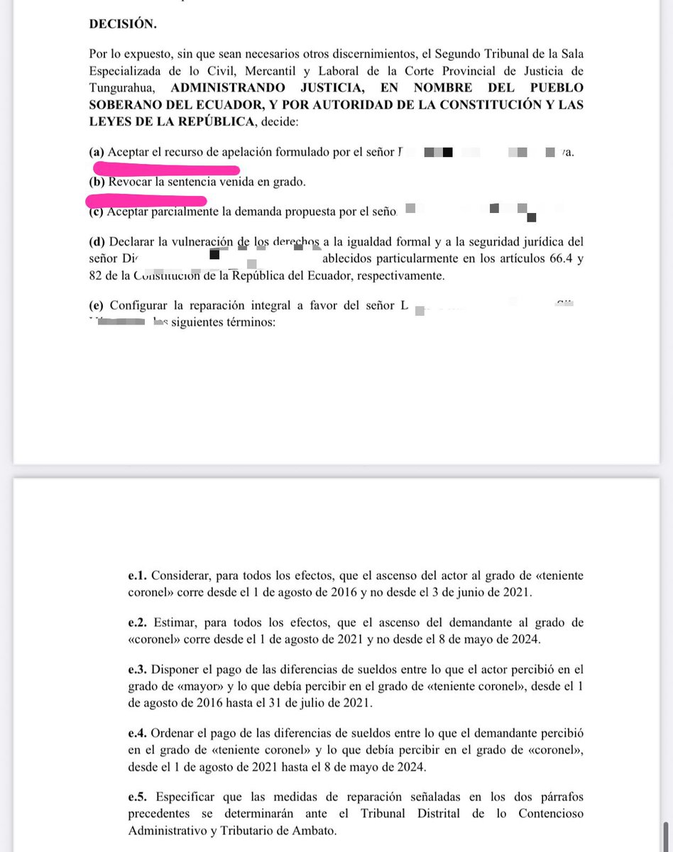 📚 ¿Quieren que les cuente cómo les gané una acción de protección en apelación al <a href="/MinInteriorEc/">Ministerio del Interior Ecuador 🇪🇨</a> y al <a href="/MinGobiernoEc/">Ministerio de Gobierno Ecuador</a> logrando retroactividad de ascensos y pago de diferencias salariales para un Coronel de la Policía <a href="/PoliciaEcuador/">Policía Ecuador</a> ?

Una historia de discriminación, arbitrariedad