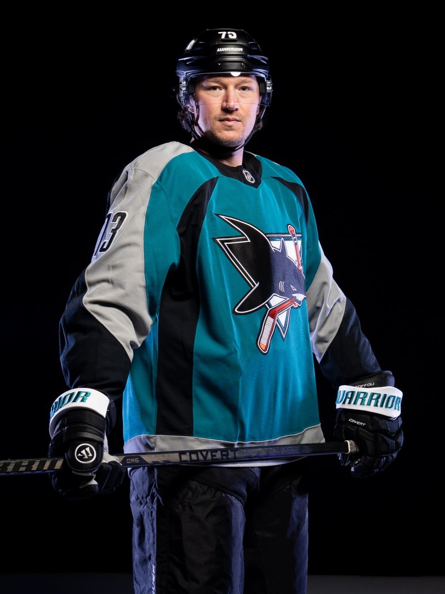 SanJoseSharks's tweet photo. Best uniform lineup in the league. 🔥 https://t.co/X7vMctjAyp