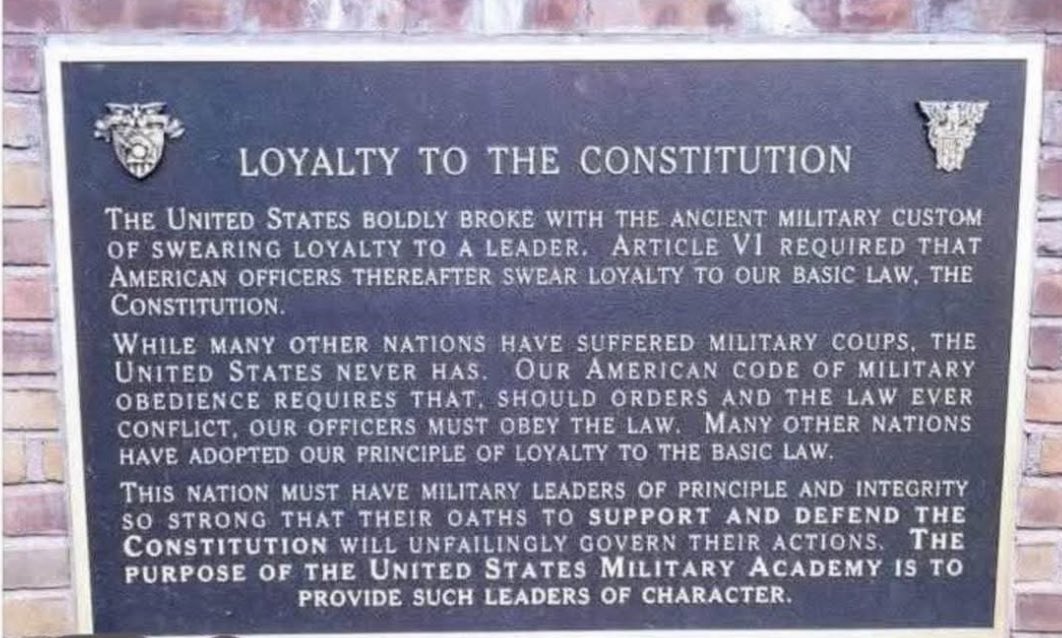 egrajeda1's tweet photo. Plaque displayed at the U.S. military academy at West Point https://t.co/8B56uFA9lj