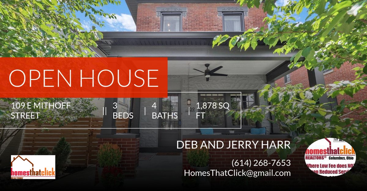 This listing won't last! Take a look before it's gone. Feel free to ask any questions or give me a call at (614) 268-7653 📱! Open house: October 4th at 1:00 PM.

Homes that Click -Where Reduced Fee Does Not Mean Reduced Service homeforsale.at/109_E_MITHOFF_…