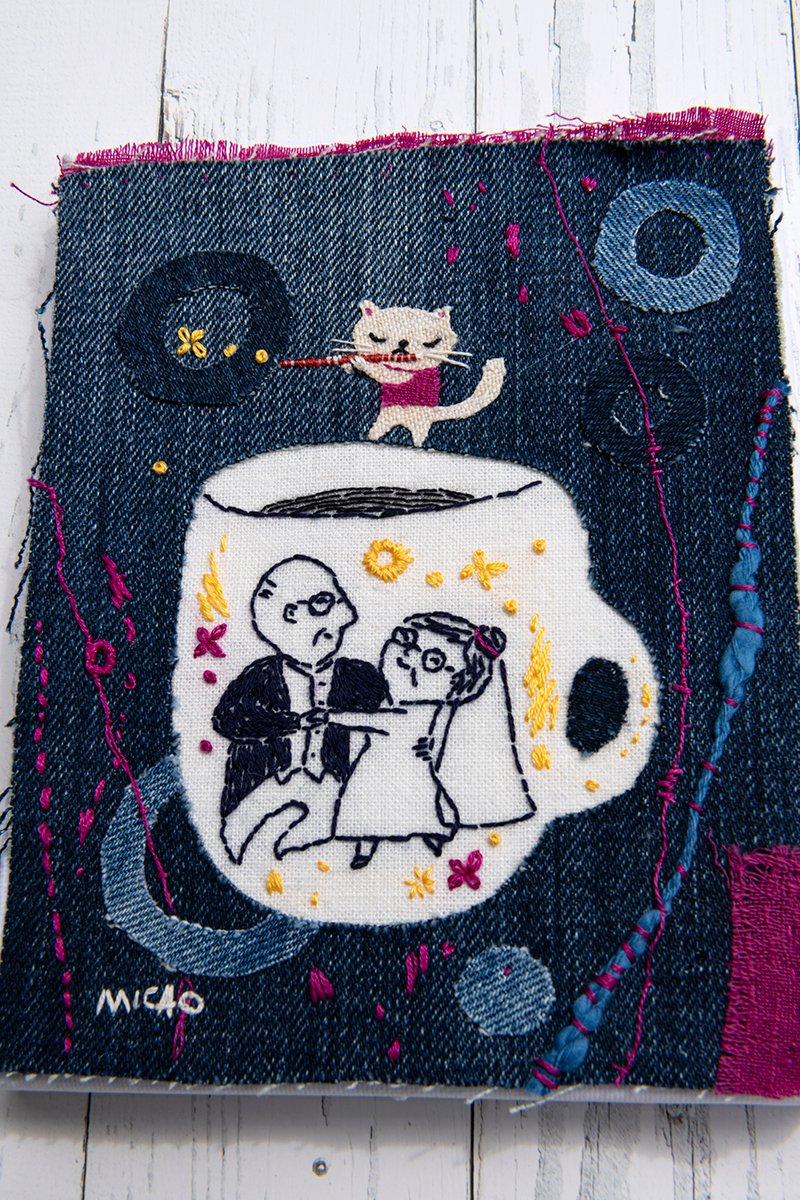 ミカオ　MICAO 「お茶の時間」版画 絵画 ミカオ MICAO 「お茶の時間」版画 絵画 - メルカリ