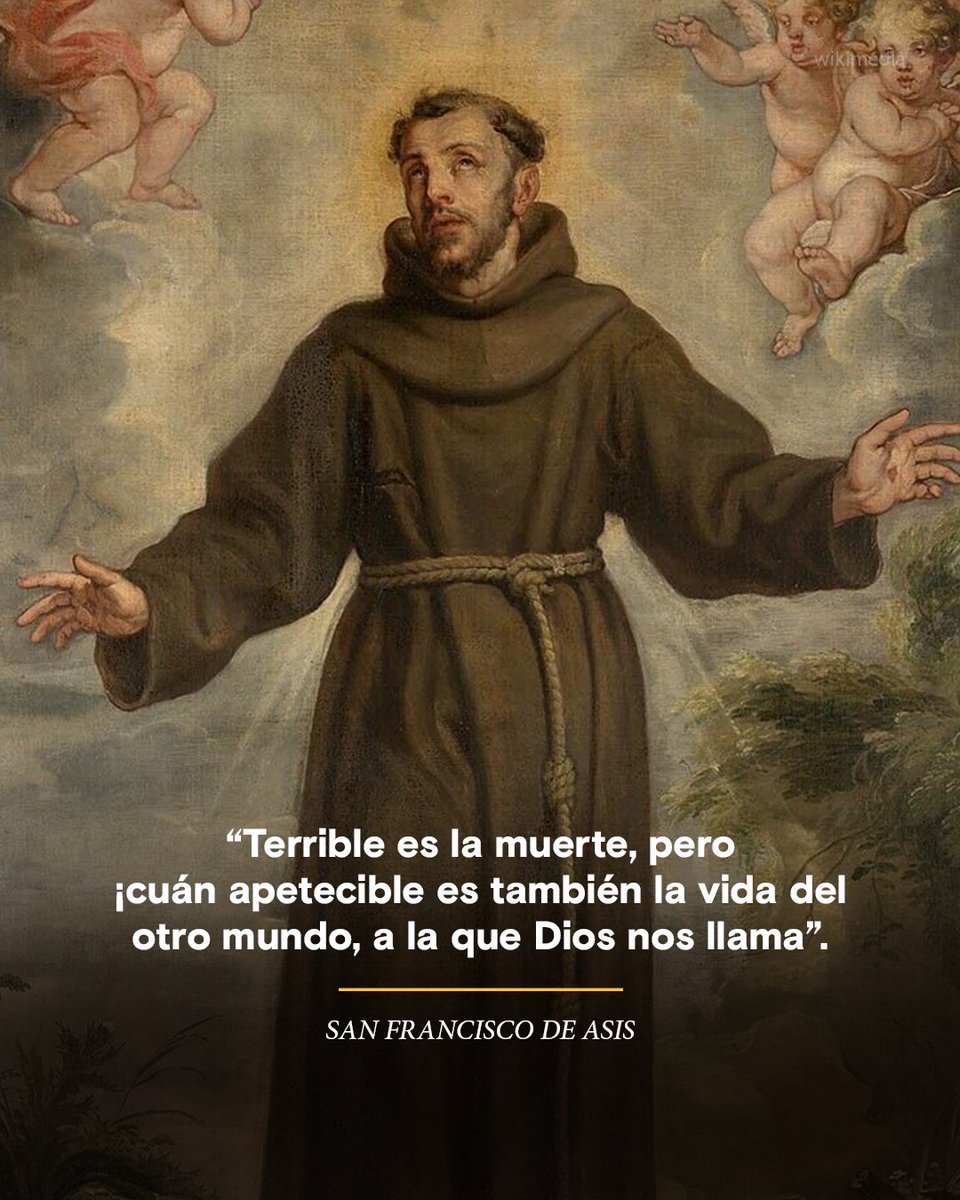 #HoyEnLaHistoria En 1226, moría San Francisco de Asís, fundador de la orden franciscana y una de las figuras religiosas más influyentes del cristianismo.
