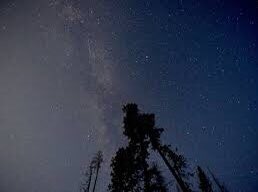 Last year I told my husband that I could tell what time it was by the position of the stars near the steeple of the church across the way. He was skeptical, which drove me to write a poem, “Stars, Here and Here Alone.” Now accepted by The Closed Eye Open. Yay me!