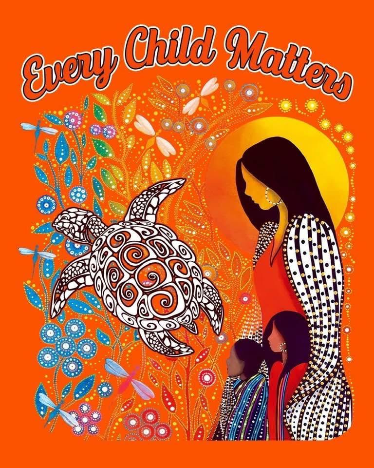 Lots of reflections today. #everychildmatters #orangeshirtday