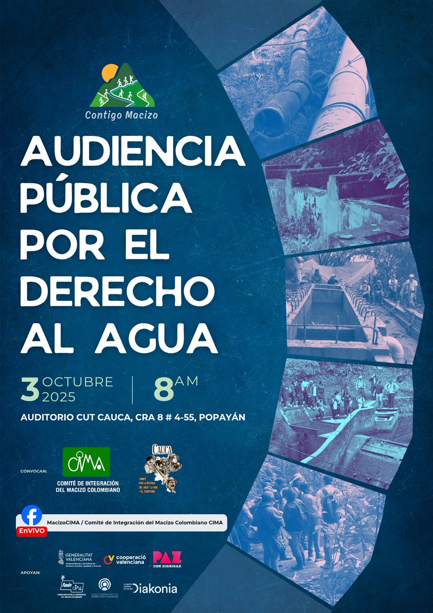 💧 En el Cauca, el derecho al acceso al agua ha sido históricamente un desafío que refleja desigualdades estructurales y limita el bienestar de nuestras comunidades rurales y urbanas. La falta de acceso seguro a este bien común impacta la salud, la educación, la productividad y
