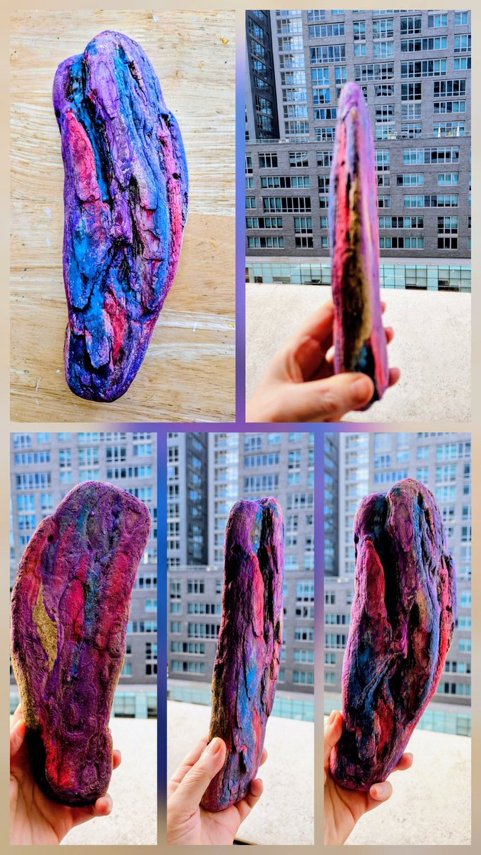 XuscaSoleNY's tweet photo. "#Wood object". #Auric #Sculpture.
#Multifunctional. #Polychromatic.
#Painted with #Gouache.
Series: "Give Me The Fallen #Trees".
#Auraism (c) #XSolé https://t.co/FQgBeeroB3