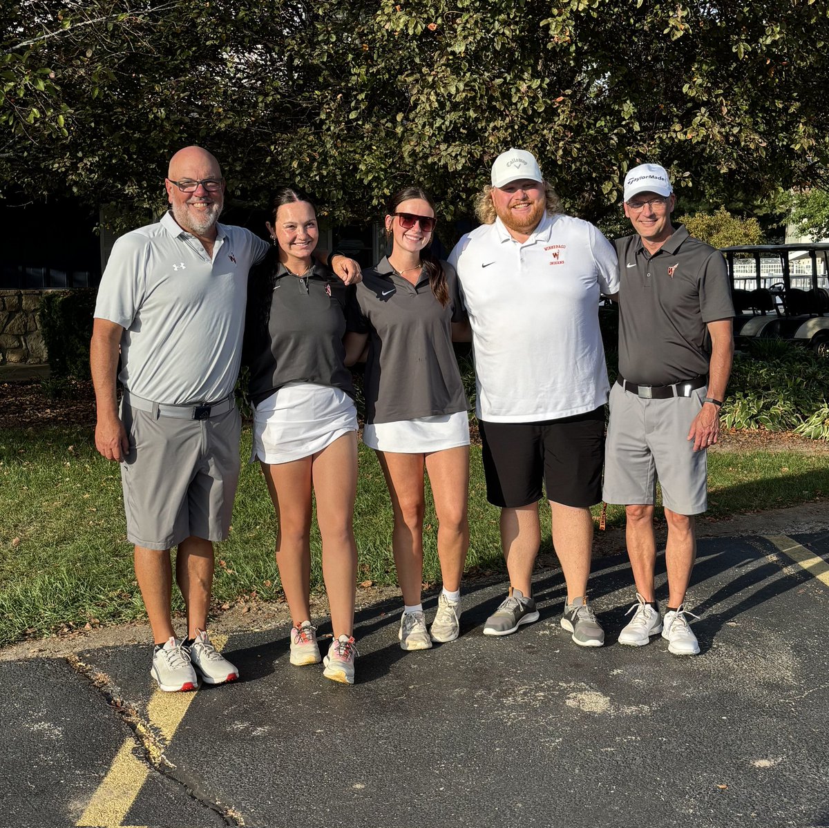 Congrats to our Lady Indians golf team for placing 6th at the Oregon Regional.  Joleigh &amp; Claire advance through to the Rockford Lutheran Sectional Monday 10/6.
