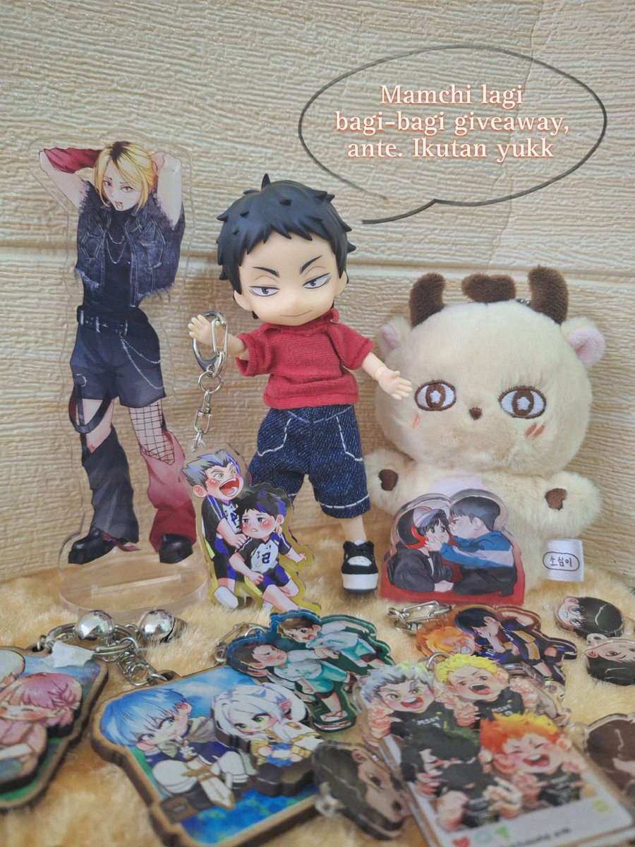 GIVEAWAY by #warunggigisusu 

🎁 Win 125k worth of merch 🎁
▪︎ RT + LIKE semua post di thread ini
▪︎ Tag 2 teman
▪︎ Follow aku ehe 👉👈
▪︎ INA only 

Good luck 🦍 #comifuro21 #Giveaway