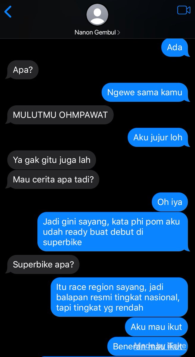 ohm_pawi's tweet photo. #OhmNanon AU 

Short AU 

Pacar tidak peka dan pacar tukang tantrum

Jilid 7 - Ijin Balap

1 https://t.co/Hqj0ywhb49