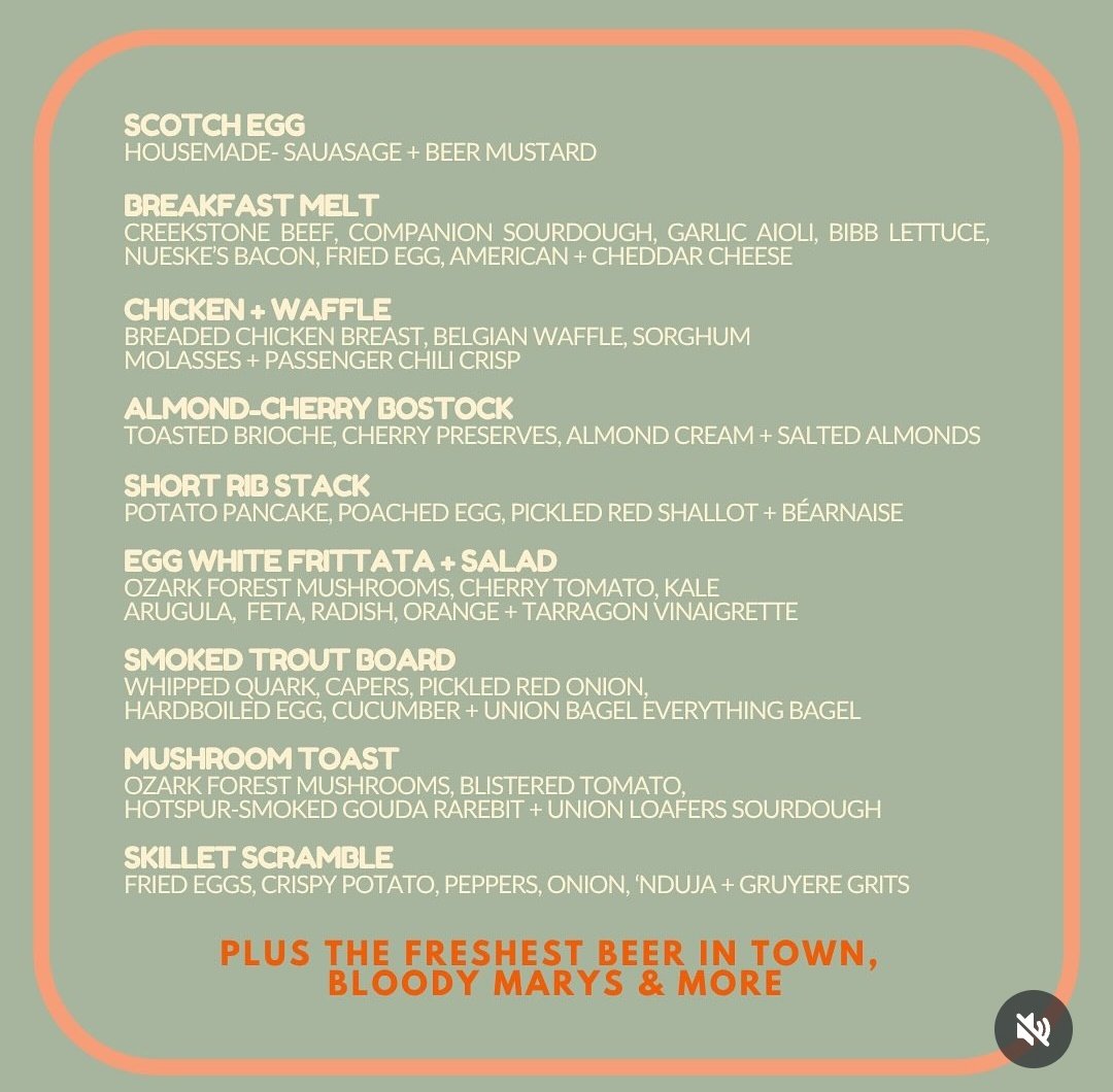 You heard right.....BRUNCH at Perennial on Lockwood starting THIS Saturday, 10am. Check the menu 👇🏼. Hope to see you on the patio! ❤️