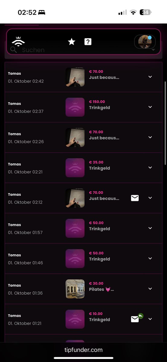 Das kann nur ich: 
Aus einer simplen 10-€-Zahlung als kleine Aufmerksamkeit mache ich stolze 535 € einfach so. 🫦

Darum sage ich ja: 
Den besten Zahlsex gibt’s nur bei mir. Absolute Suchtgefahr, der du nicht widerstehen kannst. 
Mehr davon immer mehr!
Meine Gier platzt!
Ich