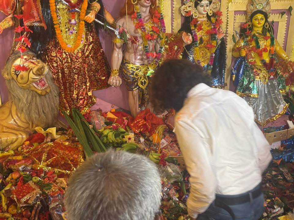 अनगढ़ा, स्कूल मोड़ जोंहा 
#HappyDurgaPuja2025