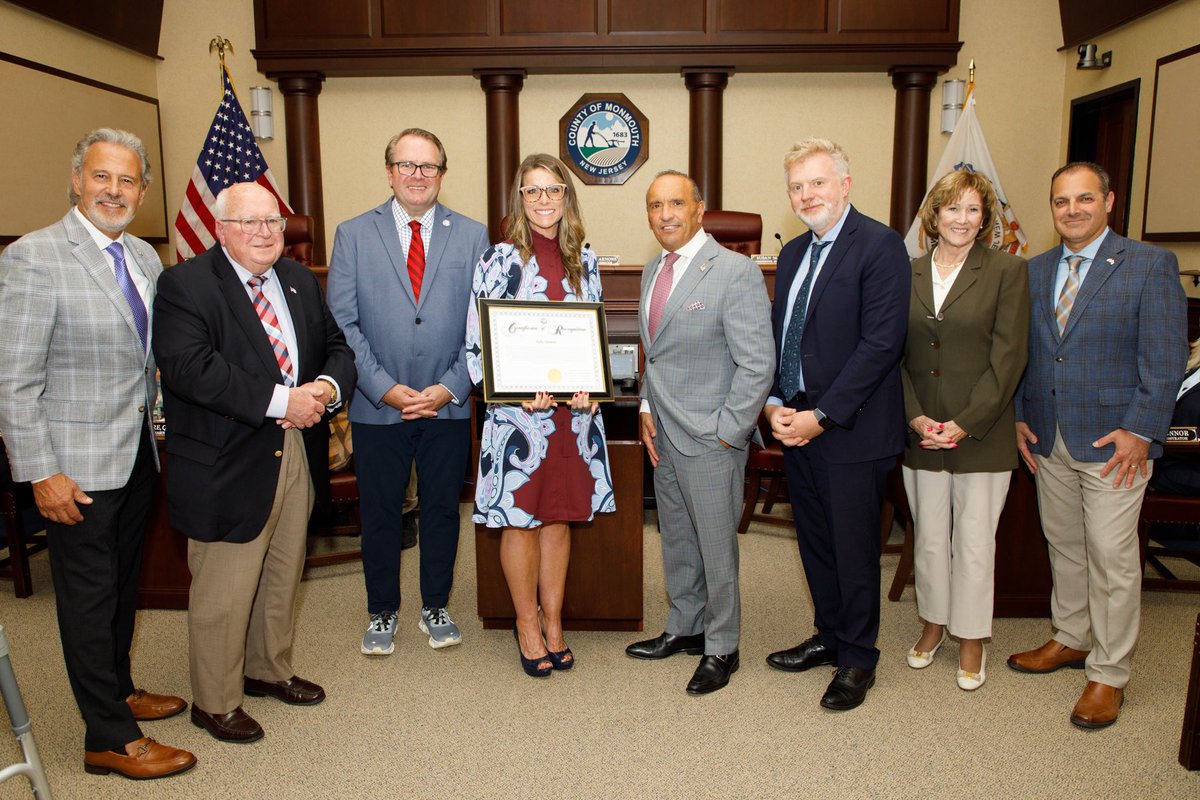 We also recognized Ms. Kelly Harmon of MCVSD who was named a 2026 Champion for Career and Technical Education by the Association for Career and Technical Education. Our amazing teachers are putting Monmouth County on the map and we are so very proud of them!