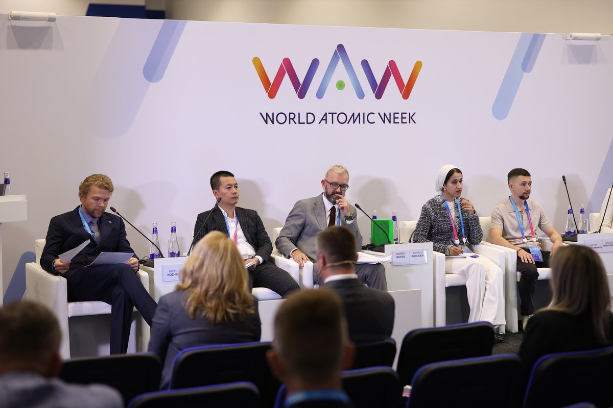 AndreyFilippov's tweet photo. I had the opportunity to moderate the session “Industrial Automation – the Path to Sustainable Manufacturing” at World Atomic Week. https://t.co/5guKChREYf