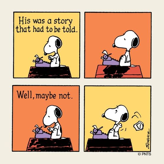'Be a writer' they said! ✍️

#snoopy #WritingCommunity Snoopy