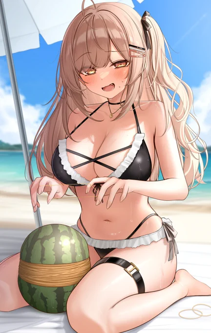 「おにいちゃん、わたし普通にスイカ割りしたいんだけど…」