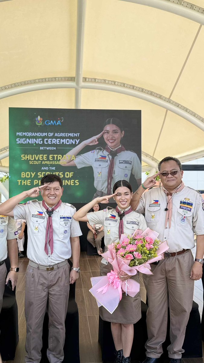 stanshuvee's tweet photo. Shuvee is the first Female Scout Ambassador of the Boy Scouts of the Philippines. brb i’m crying, proud is an understatement huhu

SHUVEE SCOUT AMBASSADOR https://t.co/TUcpKAUmbj