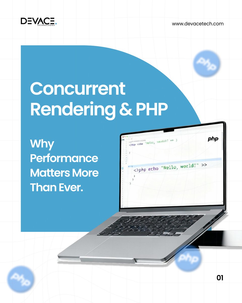 devacetech's tweet image. Concurrent PHP & Rendering because every second counts #WebPerformance #ConcurrentRendering #PHPDevelopers #WebDev #CodeSmart #SpeedMatters #FasterWeb #ModernPHP #TechTrends
#Devace