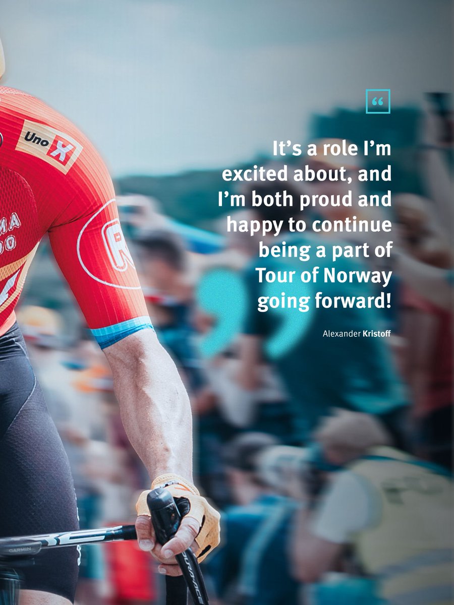 Couldn’t be prouder to announce Alexander Kristoff as a Tour of Norway ambassador starting January 2026! 😍

#TourOfNorway