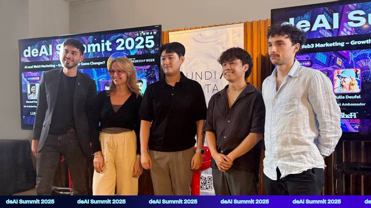 Atok_App's tweet photo. DeAI is more than a trend, it’s the future of intelligent economies.

Atok is stepping into the future at AI deAI Summit 2025 TOKEN2049. Where the brightest minds are redefining how AI, data, and finance converge in a decentralized world.

This isn’t just another event—it’s where strategies are forged, breakthrough technologies are revealed, and lessons are learned that will fuel Atok’s next chapter of growth.

A huge shoutout to @PundiAI for bringing us into this game-changing conversation. The future is here, and Atok is ready to embrace it.

#Atok #PundiAI #TOKEN2049 #token2049week