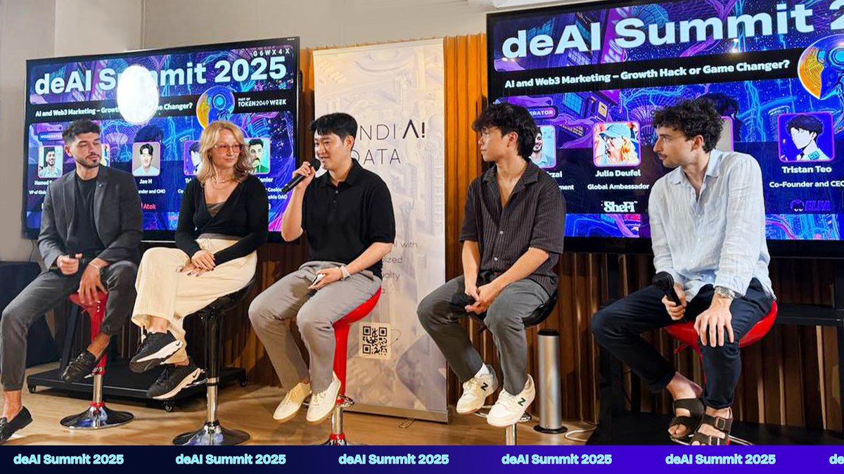 Atok_App's tweet photo. DeAI is more than a trend, it’s the future of intelligent economies.

Atok is stepping into the future at AI deAI Summit 2025 TOKEN2049. Where the brightest minds are redefining how AI, data, and finance converge in a decentralized world.

This isn’t just another event—it’s where strategies are forged, breakthrough technologies are revealed, and lessons are learned that will fuel Atok’s next chapter of growth.

A huge shoutout to @PundiAI for bringing us into this game-changing conversation. The future is here, and Atok is ready to embrace it.

#Atok #PundiAI #TOKEN2049 #token2049week