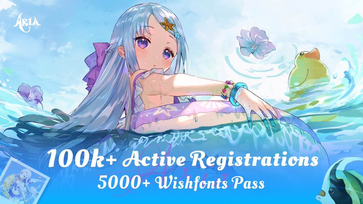 🎉 Big milestones for AriaAI JRPG Mobile Game! 🎉 

✅ Registrations have officially surpassed 100,000 players
✅ Over 5,000 WishFont Pass have already been minted ✨

A huge THANK YOU to our amazing community 💜 

#AriaAI #ARIA #Web3Gaming