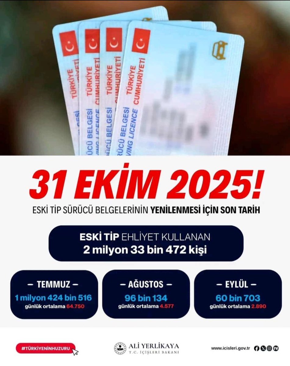 Son gün 31 Ekim 2025