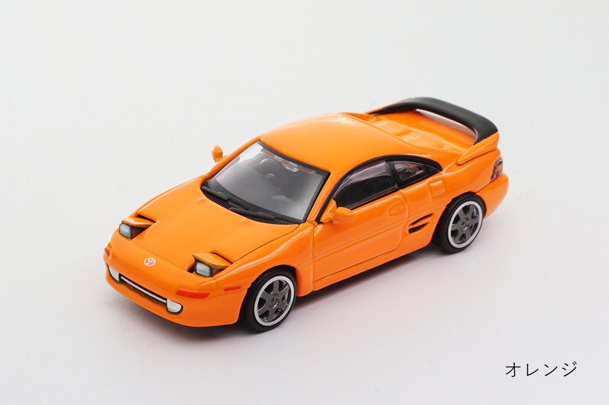 tamtamsagami's tweet photo. ミニカー店頭予約開始🚗💨💨💨

#DieCastTeam
12月以降発売予定
1/64 Toyota MR2 W20 (RHD) 
クリアケース付き 4色 各￥2200税込
締切：10/7（火）

ライト開閉についての説明がありませんので、
開いた状態で固定だと思います。

ご来店お待ちしてます！
#タムタム相模原店😃 https://t.co/d9HVjFiewQ