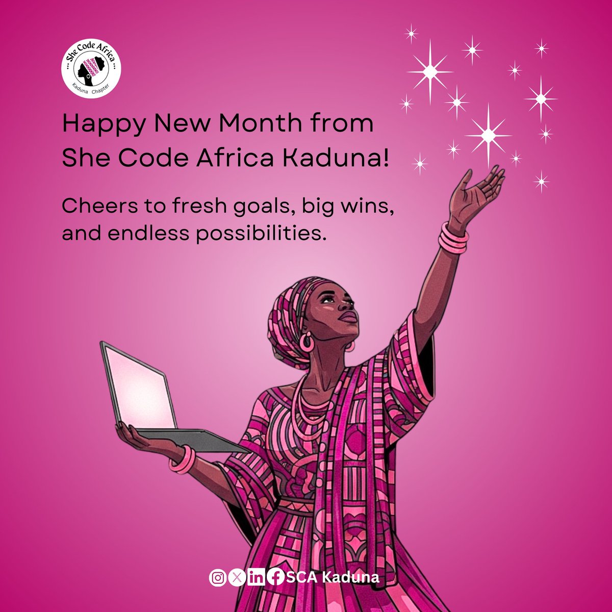 SCA_Kaduna's tweet image. ✨ Hello October! ✨
A fresh month, a fresh start, and endless opportunities to grow, learn, and connect.

May this new month bring you closer to your goals and dreams.
Cheers to progress, community, and consistency. 🥂

#SCAKaduna #NewMonth #TechLadies