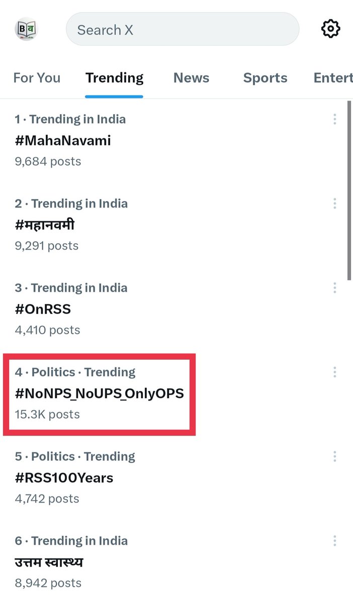 #NoNPS_NoUPS_OnlyOPS 
Trending on number 4
Let's make it on the TOP!!!✊✊✊
