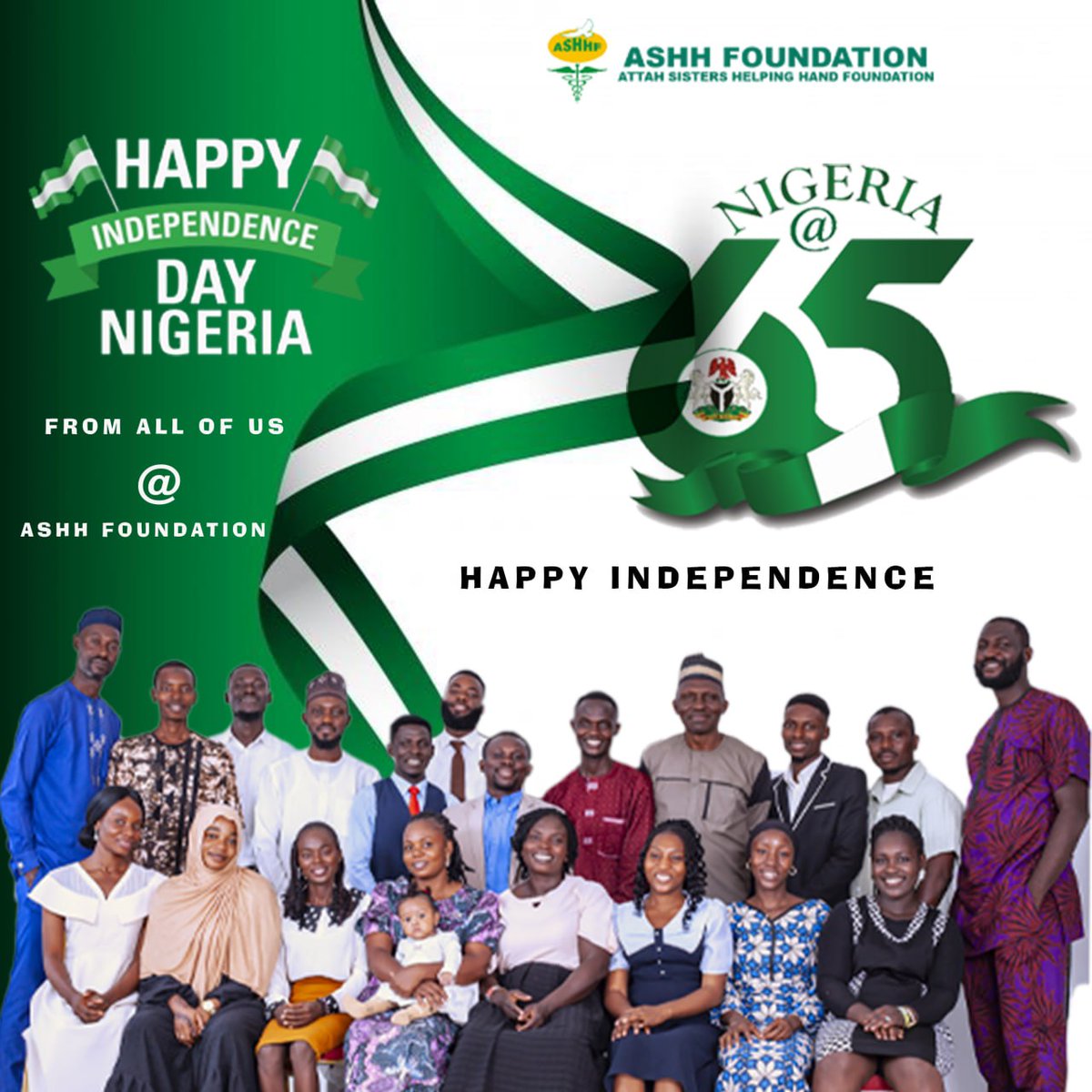 🇳🇬✨ Happy Independence Day, Nigeria! ✨🇳🇬
Independence is more than freedom — it is peace, justice, and the hope of a brighter tomorrow. 
Today, we celebrate our nation’s strength, resilience, and unity. We believe that Nigeria’s greatness shines when we embrace dialogue over