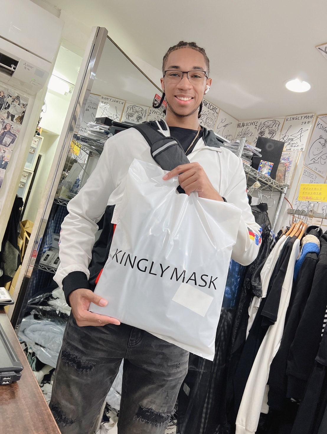 KINGLY MASK キングリーマスク　5部袖セーラーブルゾン　セーラー　原宿 KINGLY MASK キングリーマスク 5部袖セーラーブルゾン セーラー 原宿