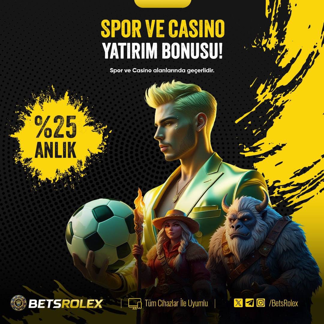 🚨 BONUS AVCILARI BURAYA! 🕵️‍♂️

📈 Sadece 100₺ yatır,
🎁 Anında %25 bonus kap!
🔁 Sadece 1x çevrim – Evet, yanlış duymadın!

💳 Kredi kartı
🏦 Havale / EFT
📲 Papara / Mefete
🌐 Kripto — Hepsinde geçerli!

🎮 Bahis keyfini turbo hızla başla!

👑 betsrolex.work/hsw9t