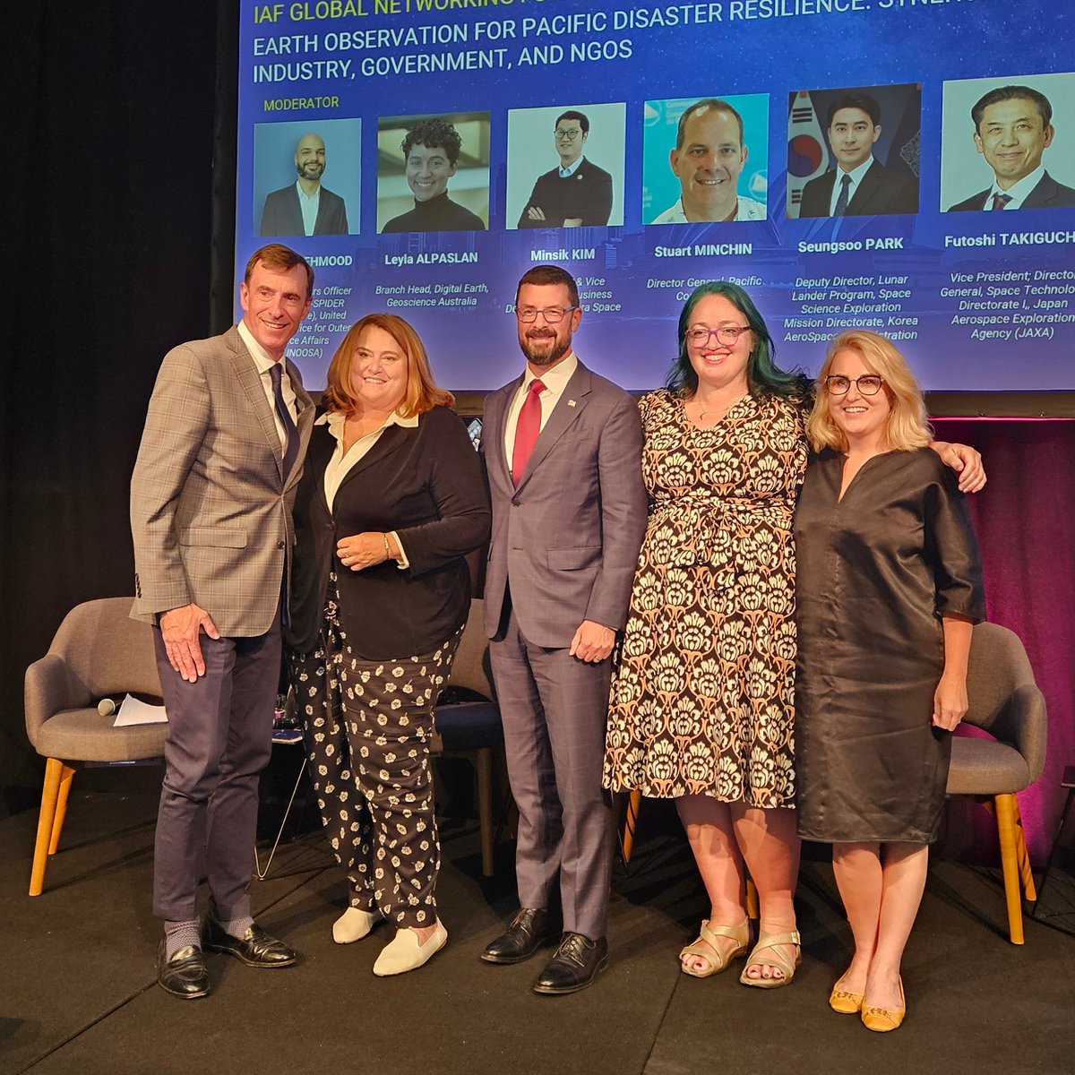 <a href="/joe_landon/">Joe Landon</a> <a href="/rdvrobotics/">Rendezvous Robotics</a> led a powerful discussion with Carissa Bryce Christensen (<a href="/_BryceTech/">BryceTech</a>), Agnieszka Łukaszczyk (hiALtitude Space), <a href="/ClayMowry/">Clay Mowry</a>  (<a href="/iafastro/">IAF</a>) &amp; Victoria Samson (<a href="/SWFoundation/">Secure World Foundation</a>) on driving success through security, investment &amp; sustainability. 🌍

#IAC2025