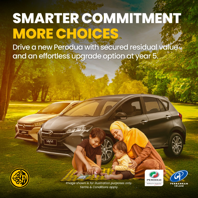 MyMaybank's tweet photo. Own a new Perodua with Maybank Islamic myimpact Drive Financing-i.
Experience flexible ownership with a secured residual value that can be used to offset your down payment, making your next upgrade more affordable. T&amp;C apply.