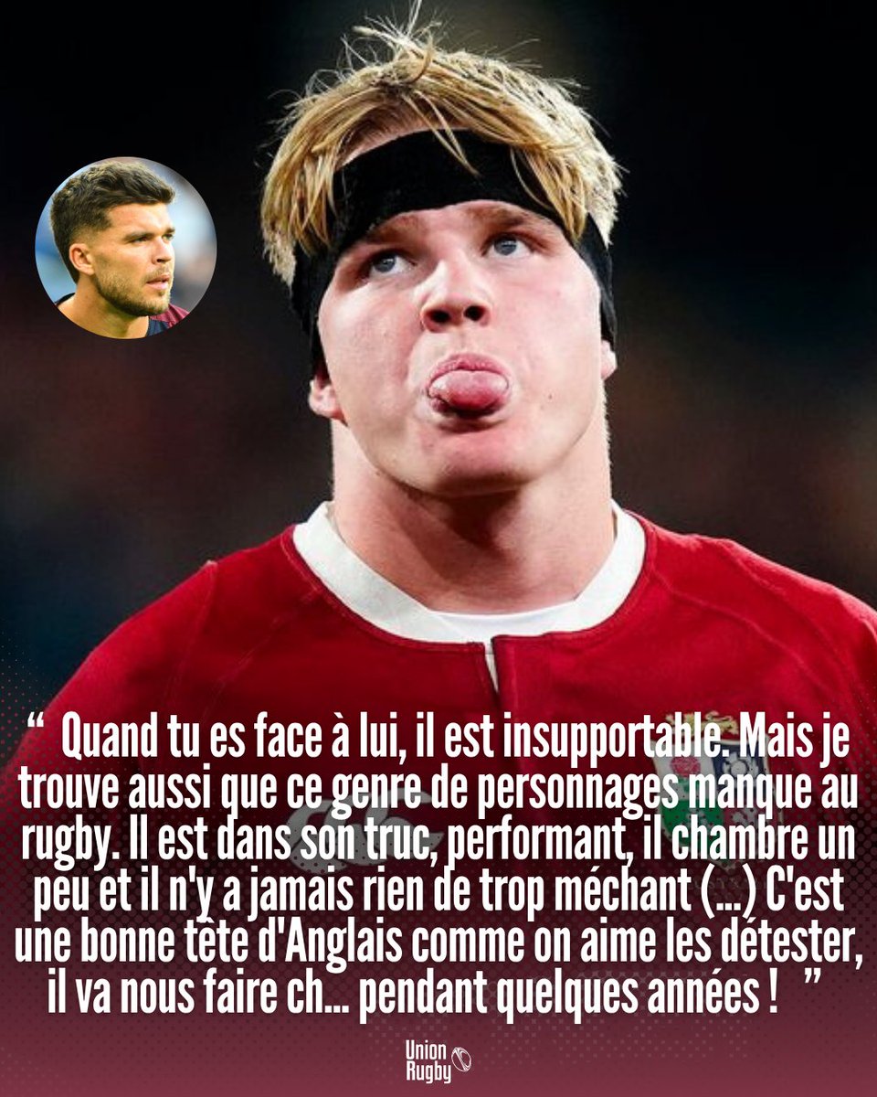 Quand @mattjalibert défend (presque) Henry Pollock 😬😁
👤 Et vous, votre avis sur l'Anglais ?

🗞️ Propos tenus dans L'Equipe
#iloveubb