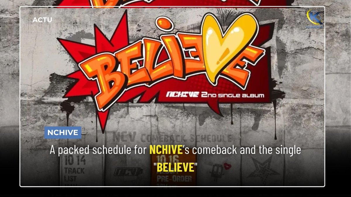 Explosive energy, love &amp; joy! 🌟 #NCHIVE returns with its 2nd single ‘BELIEVE’ on Oct 31. Pre-orders start Oct 16. Miracles happen to those who [BELIEVE]! 💖✨"
kstationtv.com/2025/10/01/nch…

kstationtv.com
#ncv #kpop #kstationtv #ypoa <a href="/nchiveofficial/">NCHIVE</a> <a href="/Nchive_France/">Nchive France • FAN ACCOUNT</a>